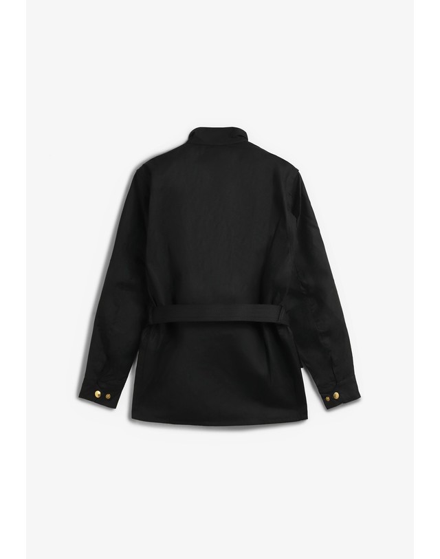 스칼퍼스 바버 왁스 멀티포켓 벨트 자켓 78909 BLACK 블랙 착용컷