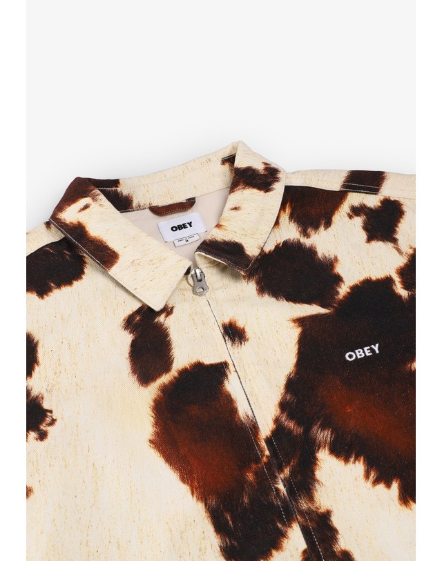 스칼퍼스 오베이 애니멀 프린트 워커 자켓 78738 ANIMAL PRINT 멀티컬러 착용컷