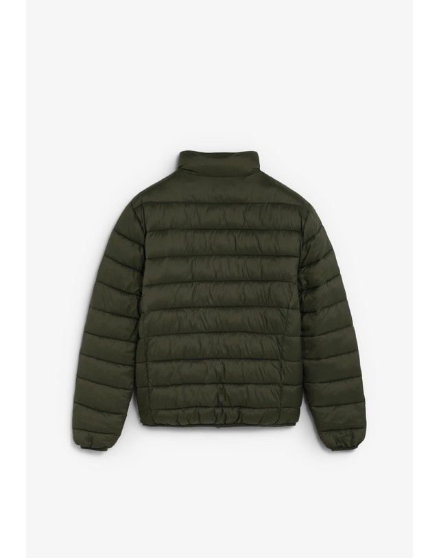 스칼퍼스 스캘퍼스 경량 퀼팅 집업 패딩 재킷 69044 DARK KHAKI 그린 착용컷