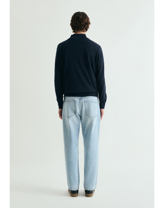 스칼퍼스 스캘퍼스 크롭 워시드 데님 청바지 60179 BLEACH DENIM 블루 착용컷