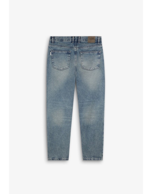 스칼퍼스 스캘퍼스 크롭 스트레이트 청바지 58013 DENIM 블루 착용컷