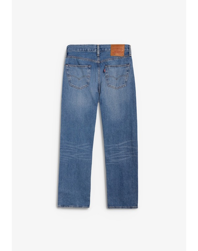 스칼퍼스 리바이스 스트레이트 버튼플라이 청바지 70430 DENIM 블루 착용컷