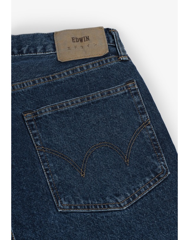 스칼퍼스 에드윈 루즈핏 5포켓 스트레이트 청바지 78432 DENIM 네이비 착용컷