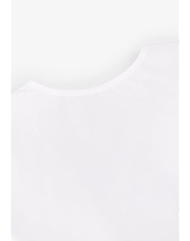 스칼퍼스 에센셜 백오픈 리본 박시핏 민소매 탑 74320 WHITE 화이트 착용컷