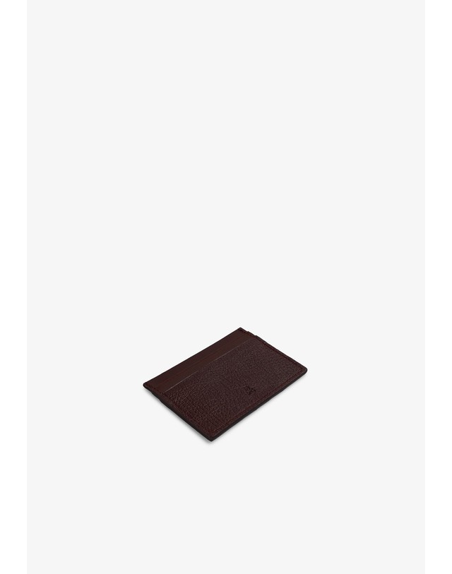 스칼퍼스 스캘퍼스 100% 레더 3단 카드 지갑 72671 BURGUNDY 레드 착용컷