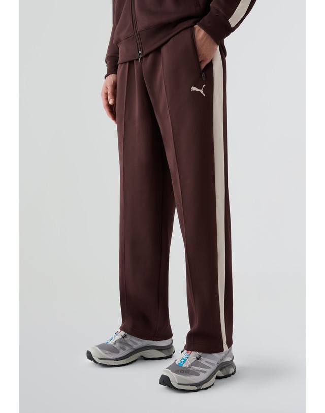 스칼퍼스 푸마 사이드 라인 트레이닝 팬츠 70542 BROWN 초콜릿 착용컷