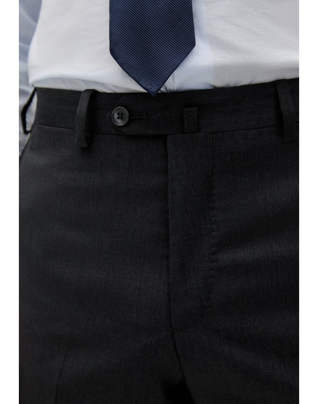 스칼퍼스 스캘퍼스 이탈리안 울 슬림핏 정장 팬츠 59707 LIGHT GREY 그레이 착용컷