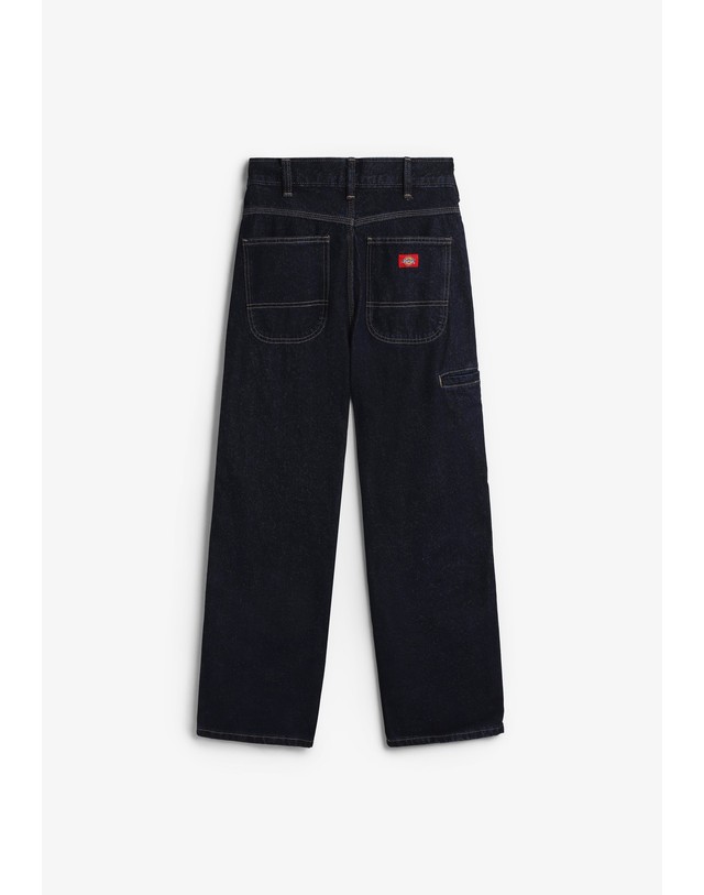 스칼퍼스 디키즈 배기 테이퍼드 워크 청바지 70575 DARK DENIM 네이비 착용컷