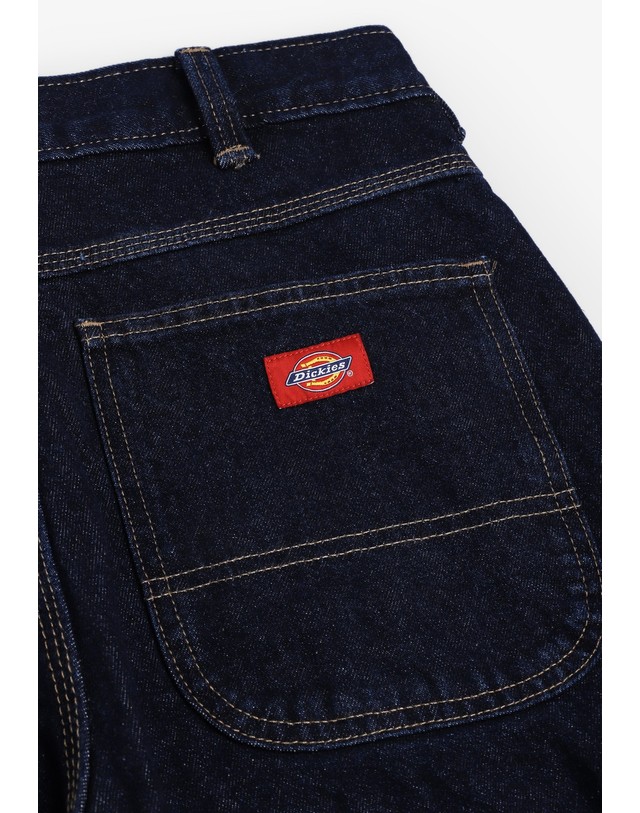 스칼퍼스 디키즈 배기 테이퍼드 워크 청바지 70575 DARK DENIM 네이비 착용컷