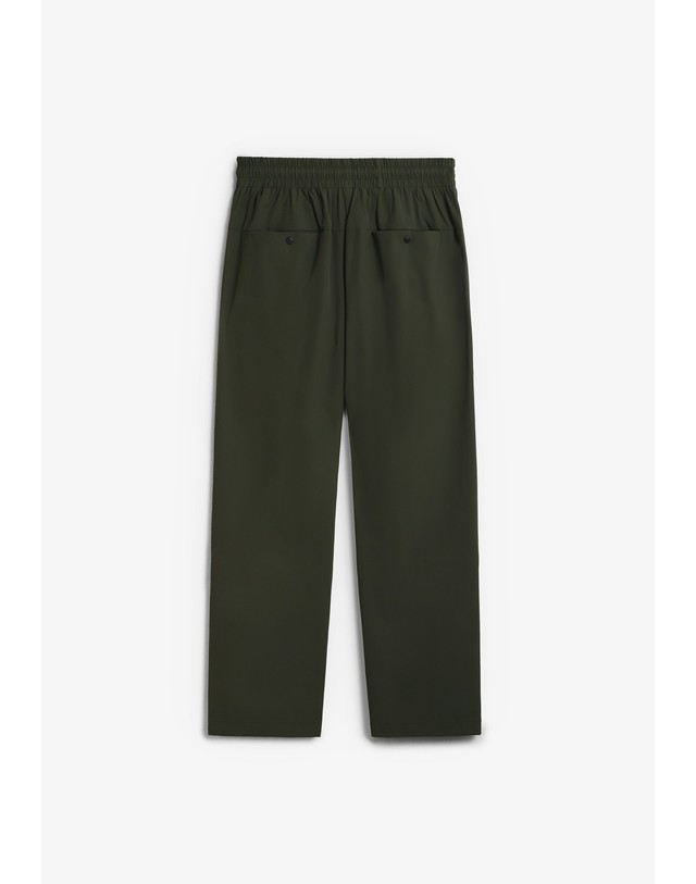 스칼퍼스 언페인드 테크니컬 드로스트링 와이드 팬츠 74125 KHAKI 카키 착용컷