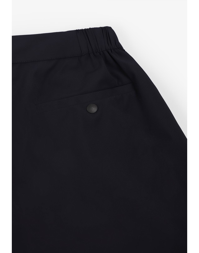스칼퍼스 언페인드 발수성 테일러드 와이드 팬츠 67752 NAVY 네이비 착용컷