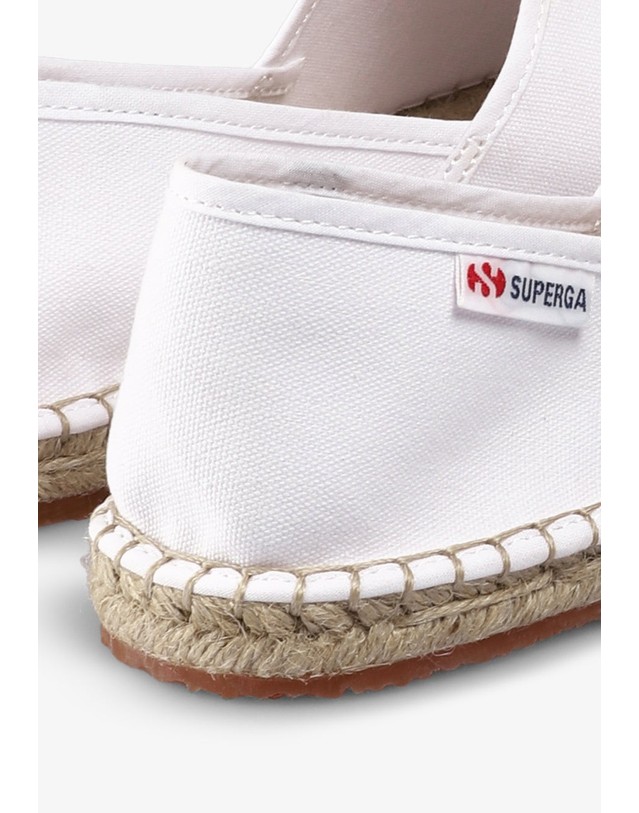 스칼퍼스 수페르가 캔버스 에스파드리유 슬립온 74240 WHITE 화이트 착용컷