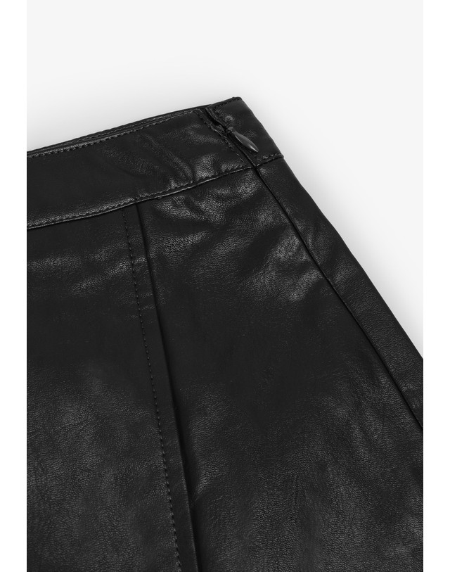 스칼퍼스 그레이스앤밀라 랩 디테일 미디 스커트 74754 BLACK 블랙 착용컷