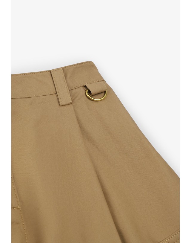 스칼퍼스 바버 A라인 카고 포켓 미디 스커트 78894 BEIGE 베이지 착용컷