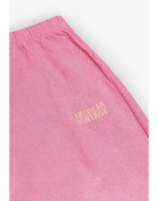 스칼퍼스 아메리칸빈티지 레이스 펜슬 미디 스커트 70690 PINK 핑크 착용컷