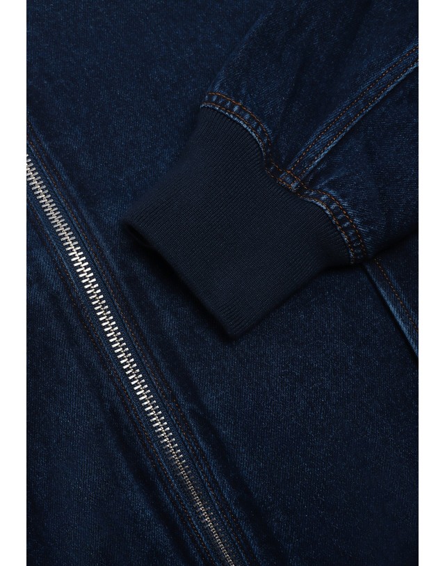 스칼퍼스 바라쿠타 코튼 데님 해링턴 자켓 74069 DENIM 네이비 착용컷