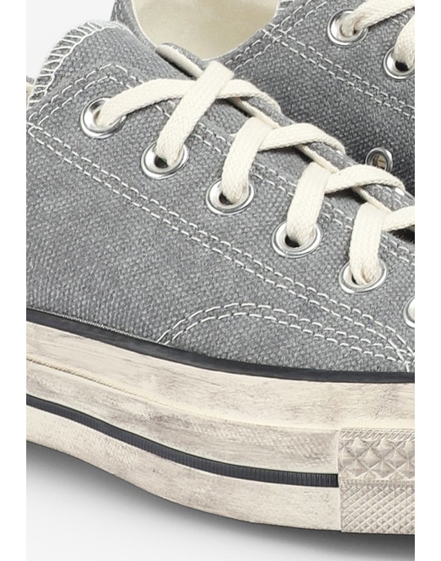 스칼퍼스 컨버스 척 70 워시드 로우탑 스니커즈 78853 GREY 그레이 착용컷
