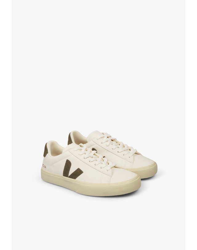 스칼퍼스 베자 캄포 크롬프리 스웨이드 스니커즈 54804 WHITE/KHAKI 멀티컬러 착용컷