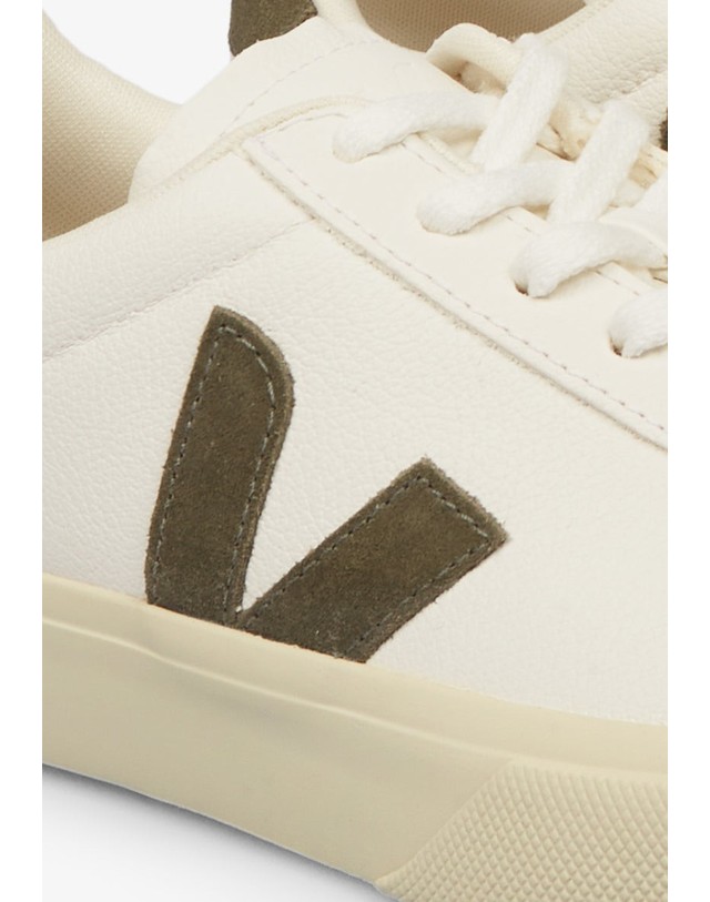 스칼퍼스 베자 캄포 크롬프리 스웨이드 스니커즈 54804 WHITE/KHAKI 멀티컬러 착용컷