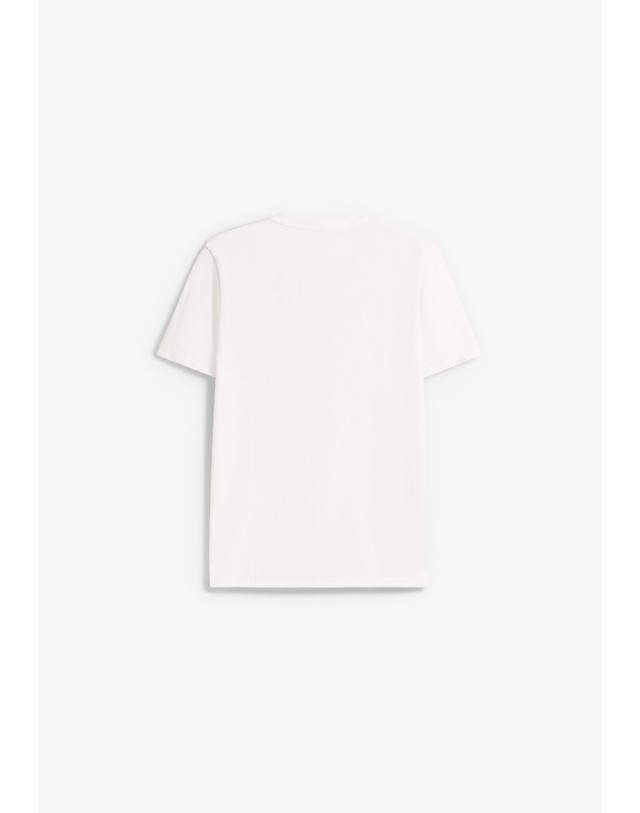 스칼퍼스 폴로 랄프 로렌 레귤러핏 로고 크루넥 반팔 티셔츠 75009 WHITE 화이트 착용컷