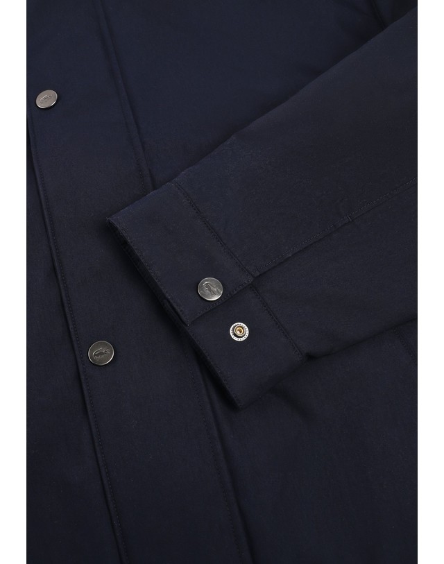 스칼퍼스 라코스테 코듀로이 칼라 스냅버튼 자켓 78704 NAVY 네이비 착용컷