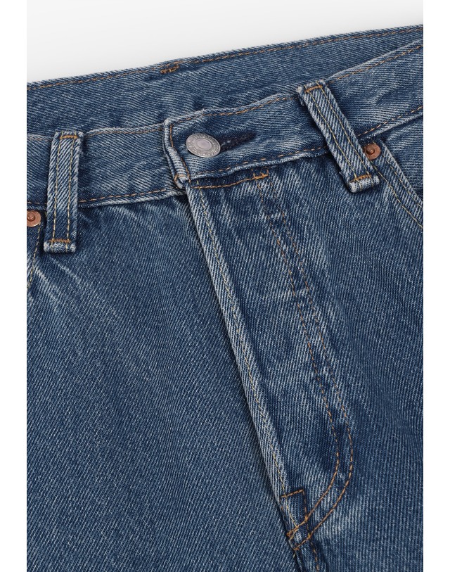 스칼퍼스 리바이스 릴렉스핏 스트레이트 데님 청바지 78519 DENIM 블루 착용컷