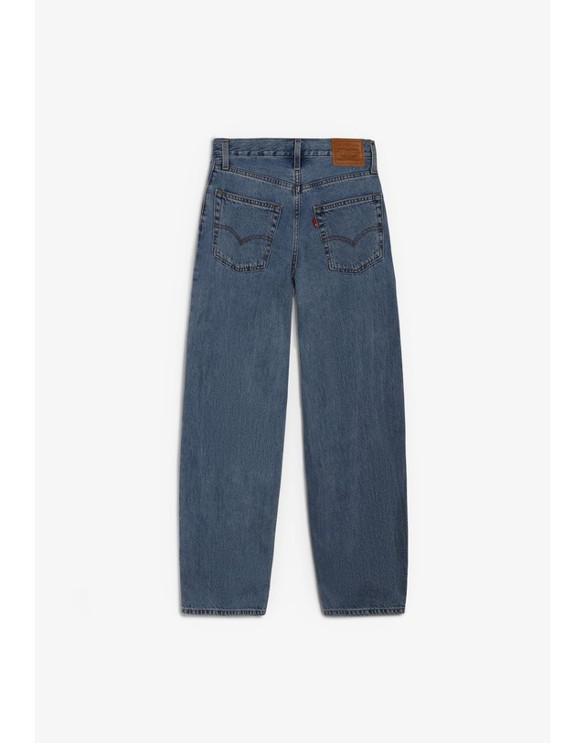 스칼퍼스 리바이스 배기핏 스트레이트 청바지 70452 DENIM 블루 착용컷