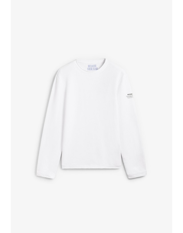 스칼퍼스 에코알프 백 그래픽 긴팔 티셔츠 70698 WHITE 화이트 착용컷