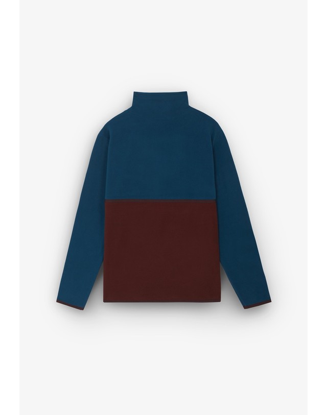 스칼퍼스 코토팍시 컬러블록 하프집업 플리스 맨투맨 59281 MULTICOLOR 멀티컬러 착용컷
