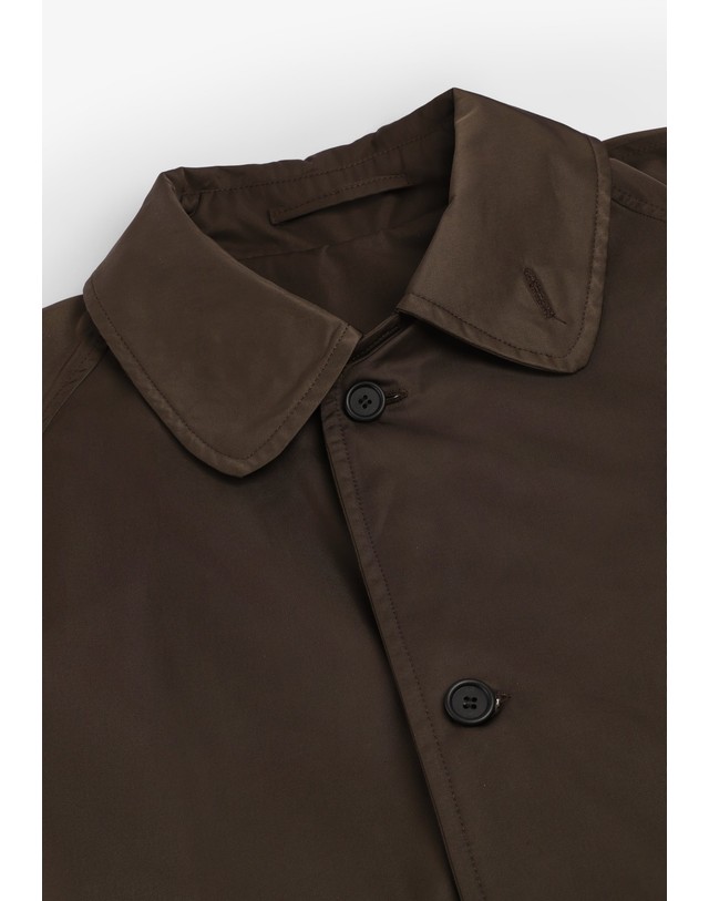 스칼퍼스 프롬에이엠투피엠 벌룬 슬리브 트렌치 코트 78925 BROWN 초콜릿 착용컷