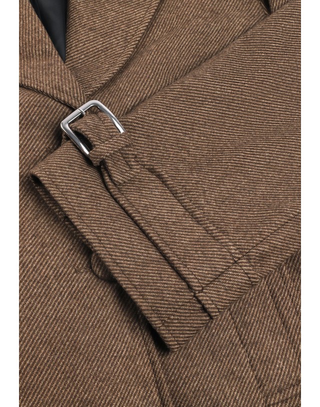 스칼퍼스 라감 테일러드 싱글버튼 블레이저 74714 BROWN 브라운 착용컷