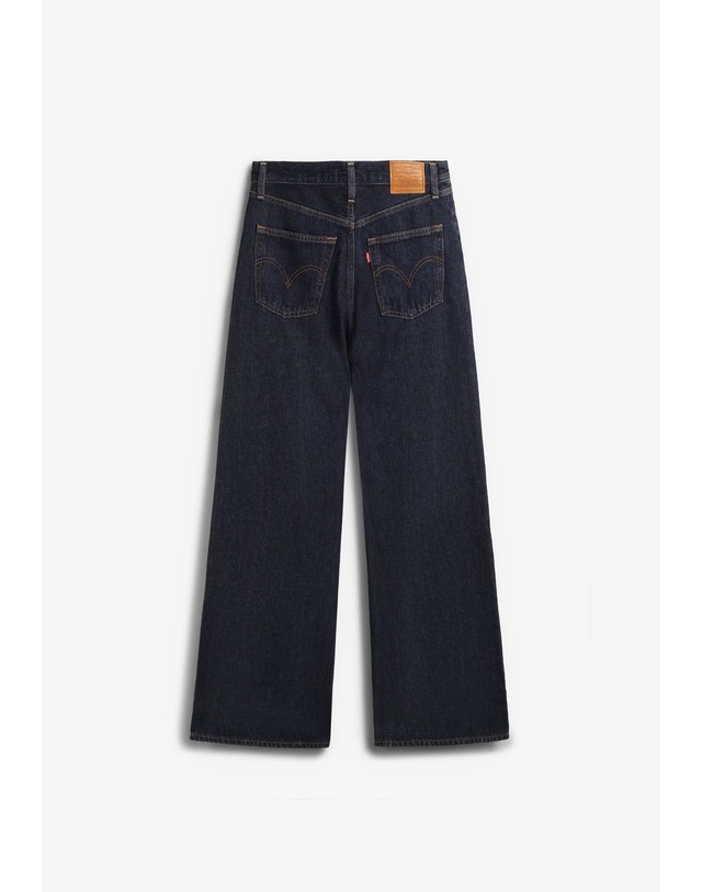 스칼퍼스 리바이스 립케이지 와이드 레그 진 78515 DENIM 네이비 착용컷