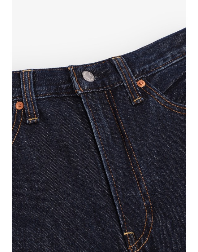스칼퍼스 리바이스 립케이지 와이드 레그 진 78515 DENIM 네이비 착용컷