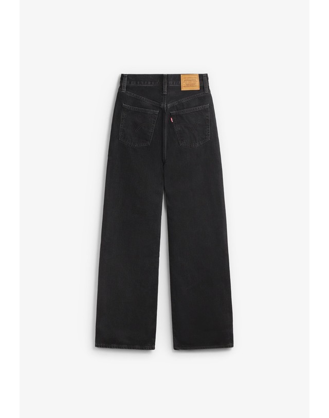 스칼퍼스 리바이스 립케이지 와이드 레그 진 78514 BLACK DENIM 네이비 착용컷