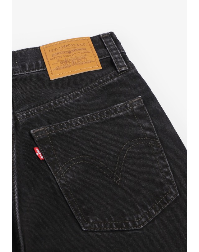 스칼퍼스 리바이스 립케이지 와이드 레그 진 78514 BLACK DENIM 네이비 착용컷