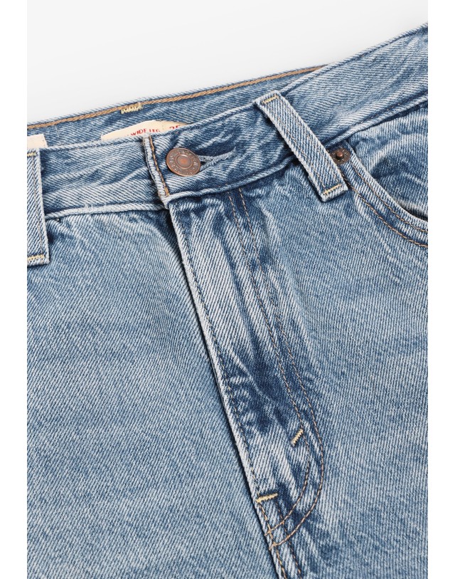 스칼퍼스 리바이스 워시드 와이드핏 청바지 78509 DENIM 블루 착용컷
