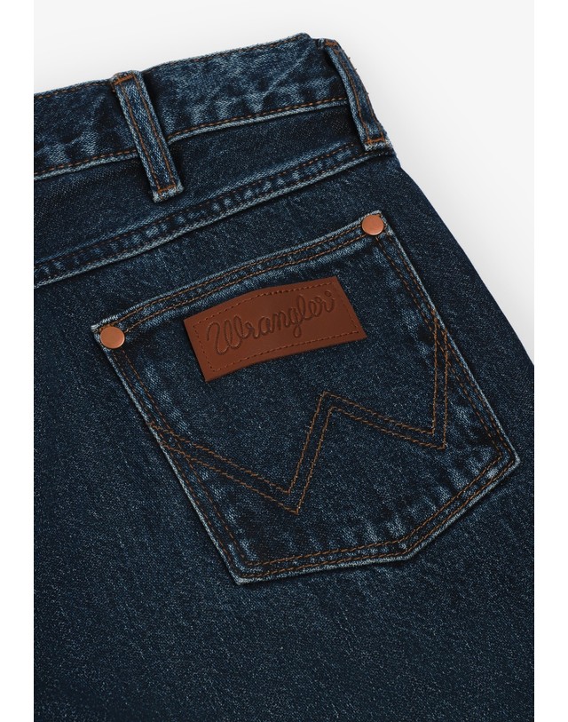 스칼퍼스 랭글러 루즈 부츠컷 워크웨어 청바지 78436 DARK DENIM 네이비 착용컷