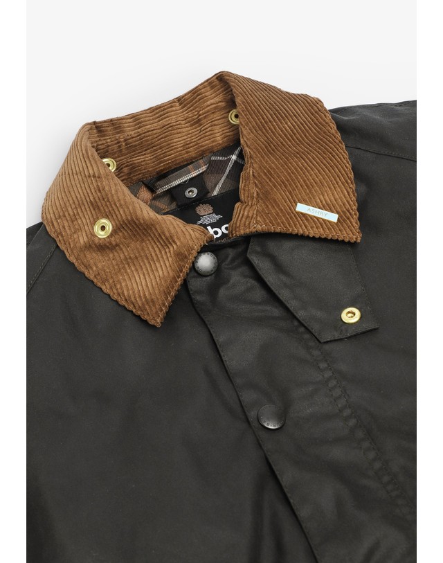 스칼퍼스 바버 아이콘 왁스드 코튼 자켓 78883 KHAKI 카키 착용컷