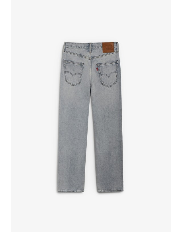 스칼퍼스 리바이스 568 루즈 스트레이트 데님 팬츠 70444 LIGHT DENIM 블루 착용컷