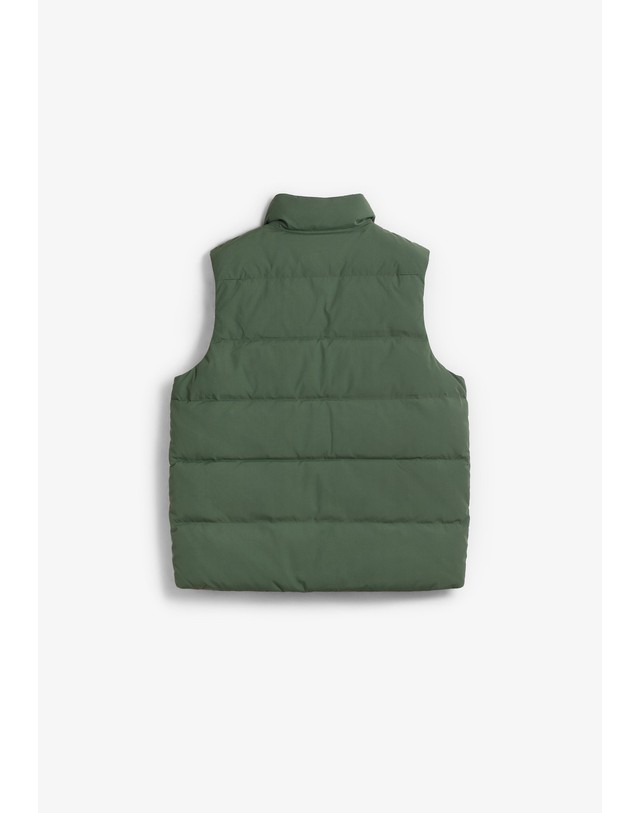 스칼퍼스 파타고니아 지퍼 다운 패딩 조끼 79025 DARK GREEN 그린 착용컷