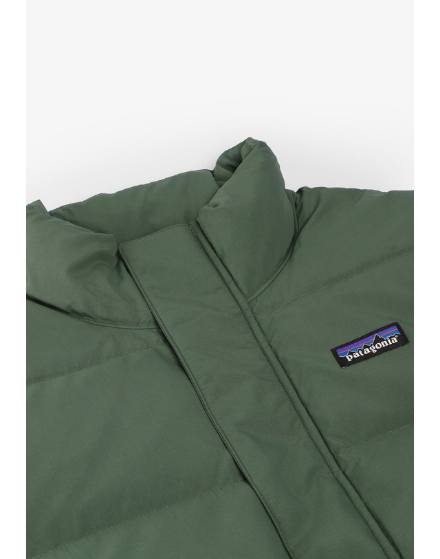 스칼퍼스 파타고니아 지퍼 다운 패딩 조끼 79025 DARK GREEN 그린 착용컷