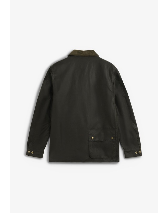 스칼퍼스 바버 왁스 코팅 플랩 포켓 자켓 78908 KHAKI 그린 착용컷