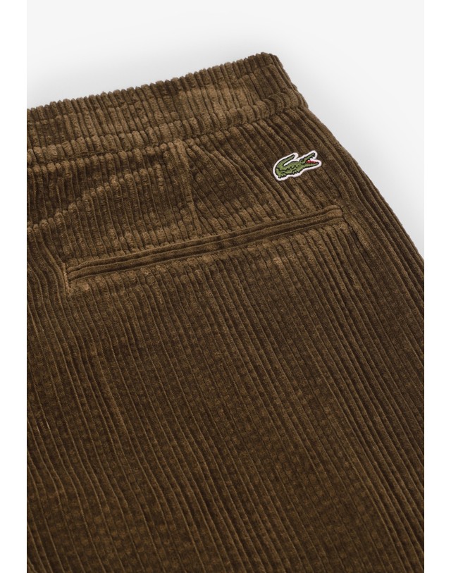 스칼퍼스 라코스테 스트레이트 코듀로이 팬츠 78706 BROWN 브라운 착용컷