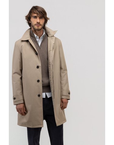 엘간소 퀼팅 안감 트렌치 코트 8314173 BEIGE