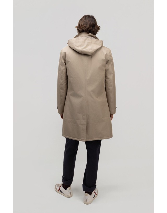 엘간소 엘간소 퀼팅 안감 트렌치 코트 8314173 BEIGE 베이지 착용컷