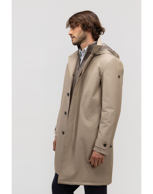 엘간소 엘간소 퀼팅 안감 트렌치 코트 8314173 BEIGE 베이지 착용컷