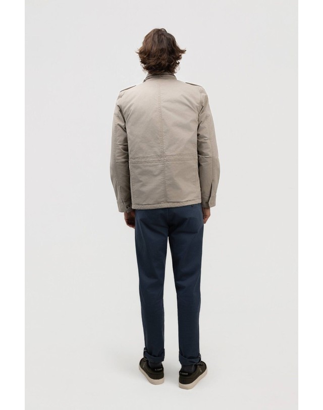 엘간소 엘간소 퀼팅 안감 코튼 필드 자켓 8314174 BEIGE 베이지 착용컷
