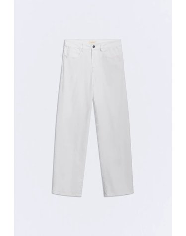에세오에세 와이드핏 트윌 데님 팬츠 305138-1010 OFF WHITE