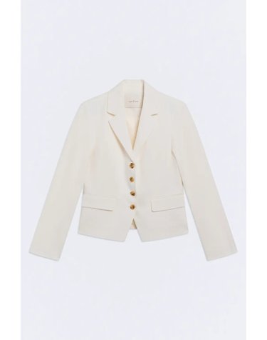 에세오에세 린넨 혼방 슬림핏 블레이저 304493-1010 OFF WHITE