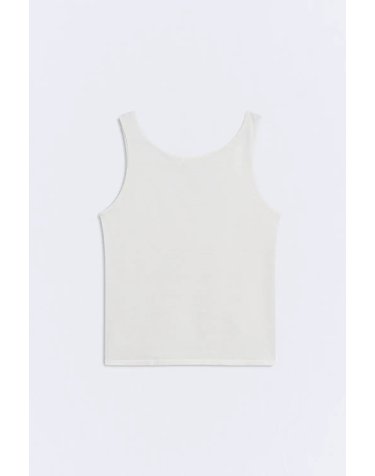 에세오에세 린넨 민소매 탑 304761-1010 OFF WHITE